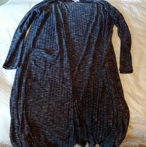 Lularoe blue and gray sarah worn twice size med